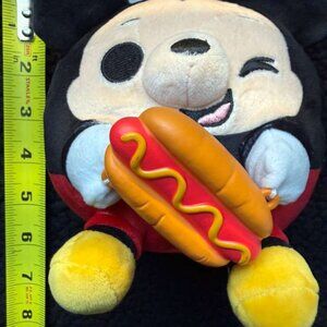 Disney Mickey Mouse Snackles Plush by ZURU - Mickey with Hot Dog - 5"